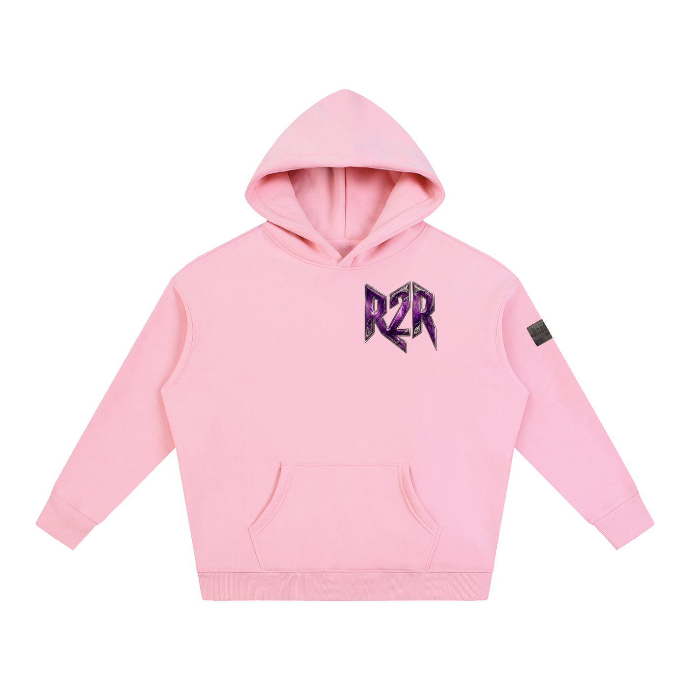 R2R chrome fleece first edition hoodie - purple