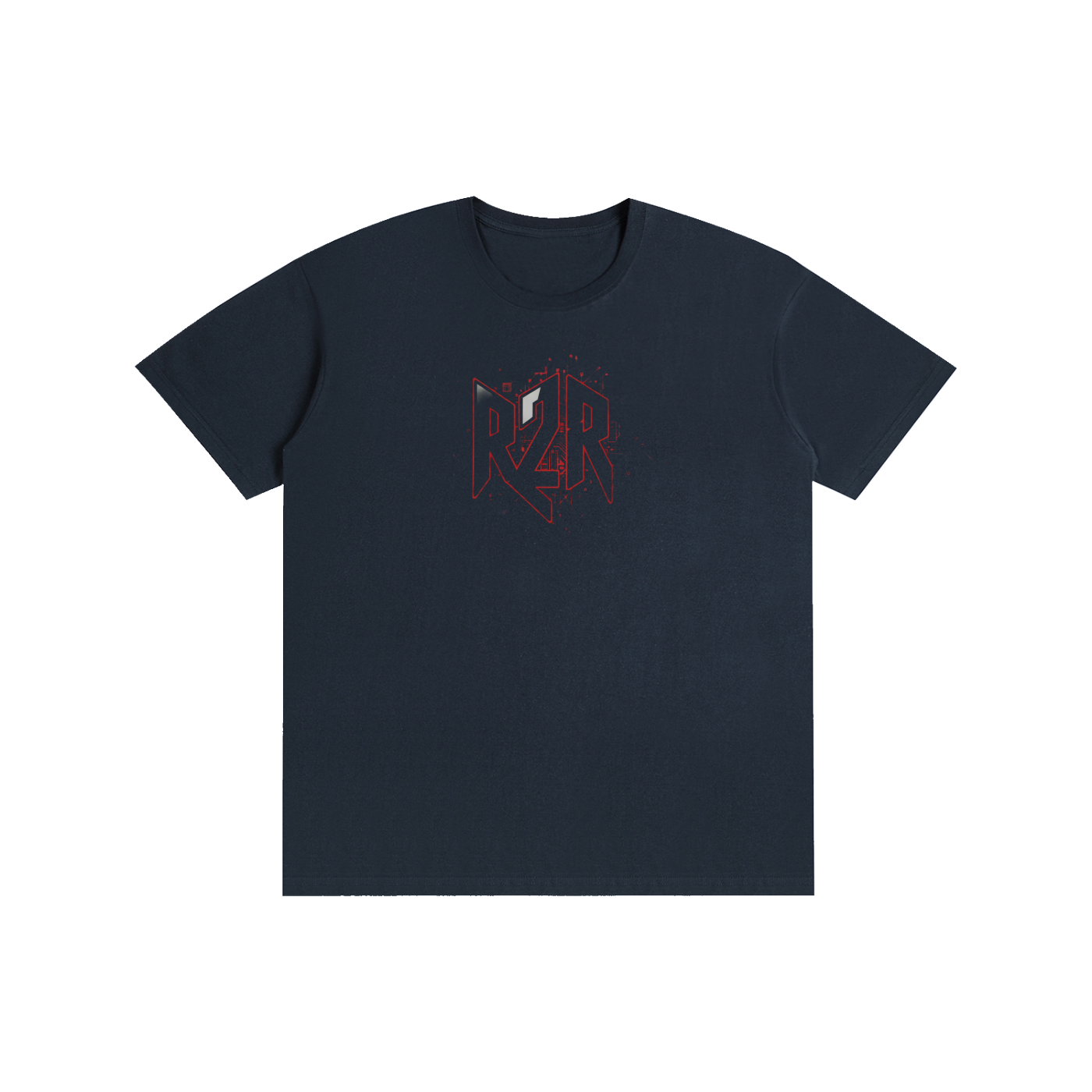R2R simple logo tee - red