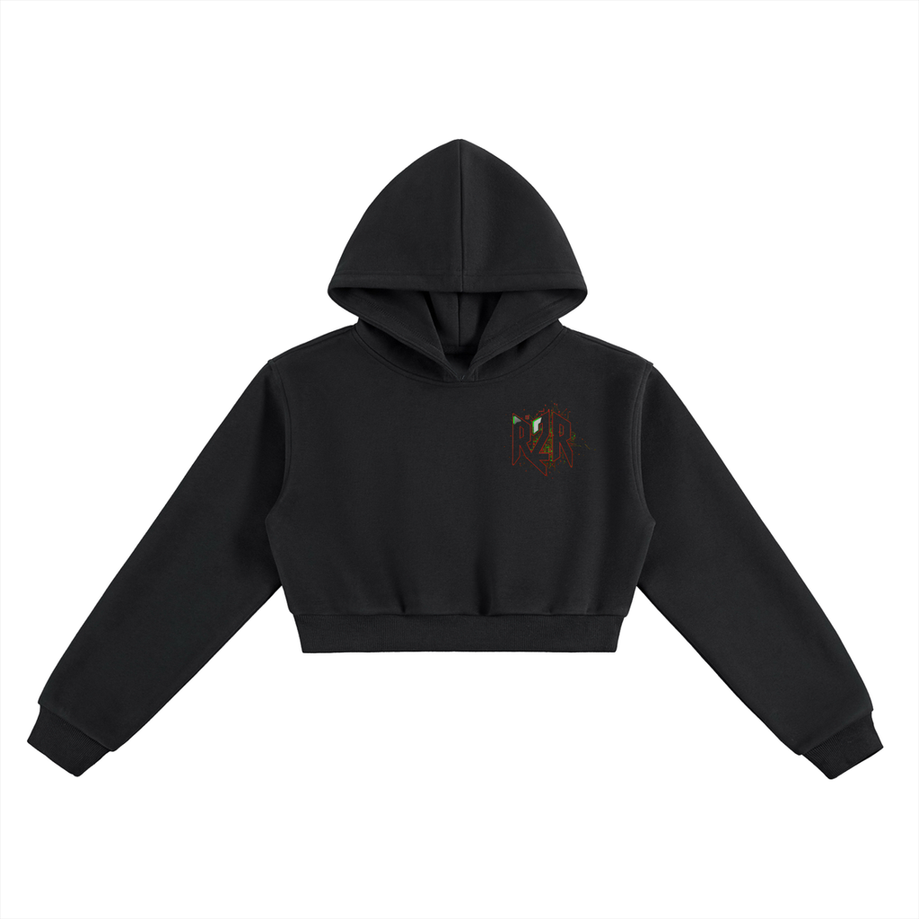 R2R toxic crop hoodie