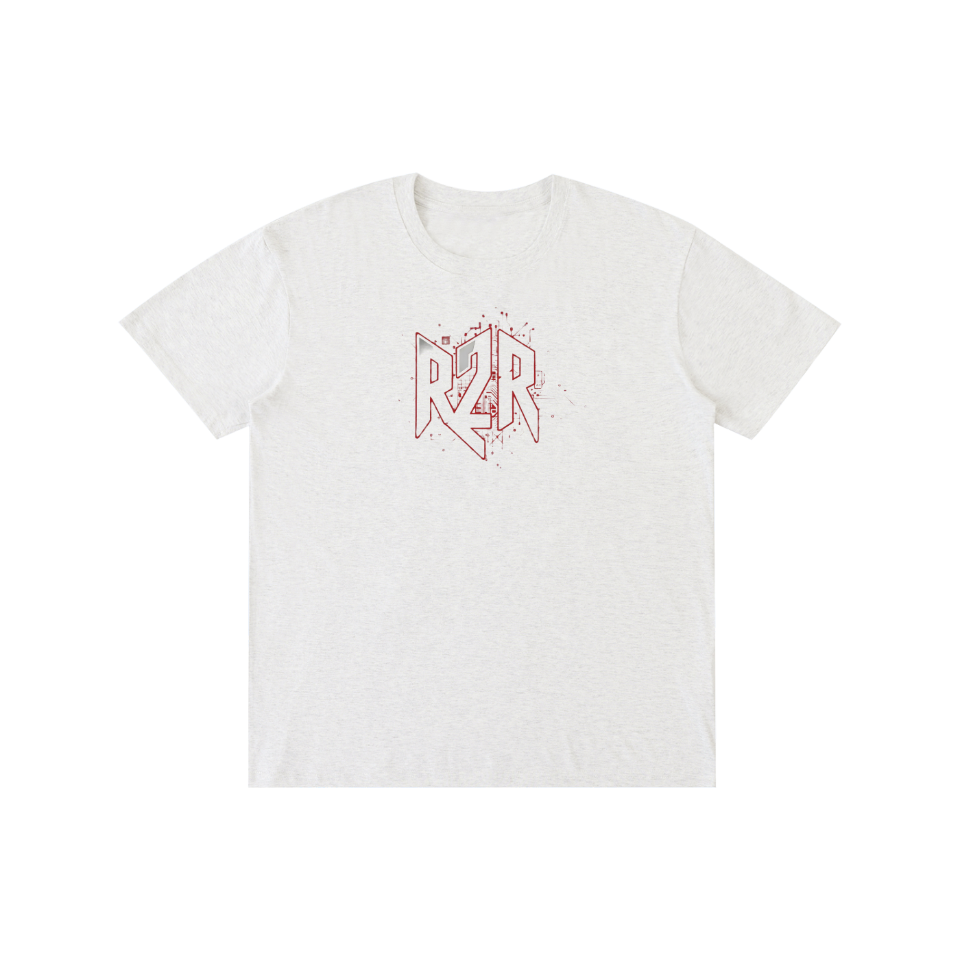 R2R simple logo tee - red