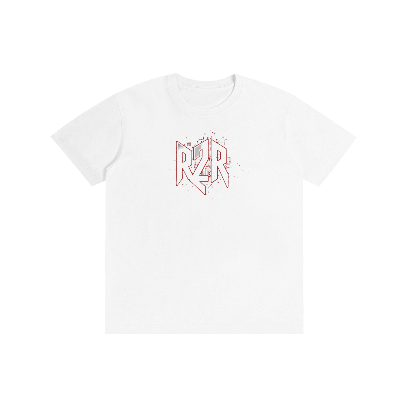 R2R simple logo tee - red