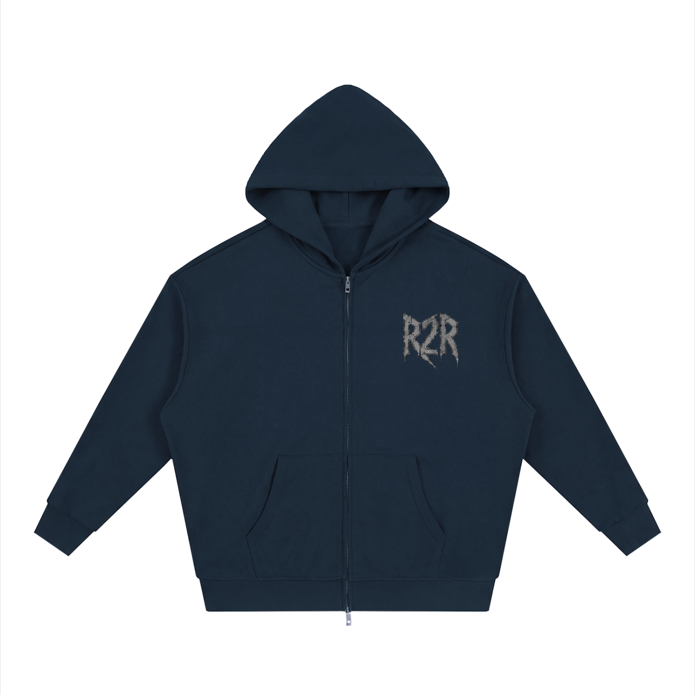 R2R chains zip up hoodie