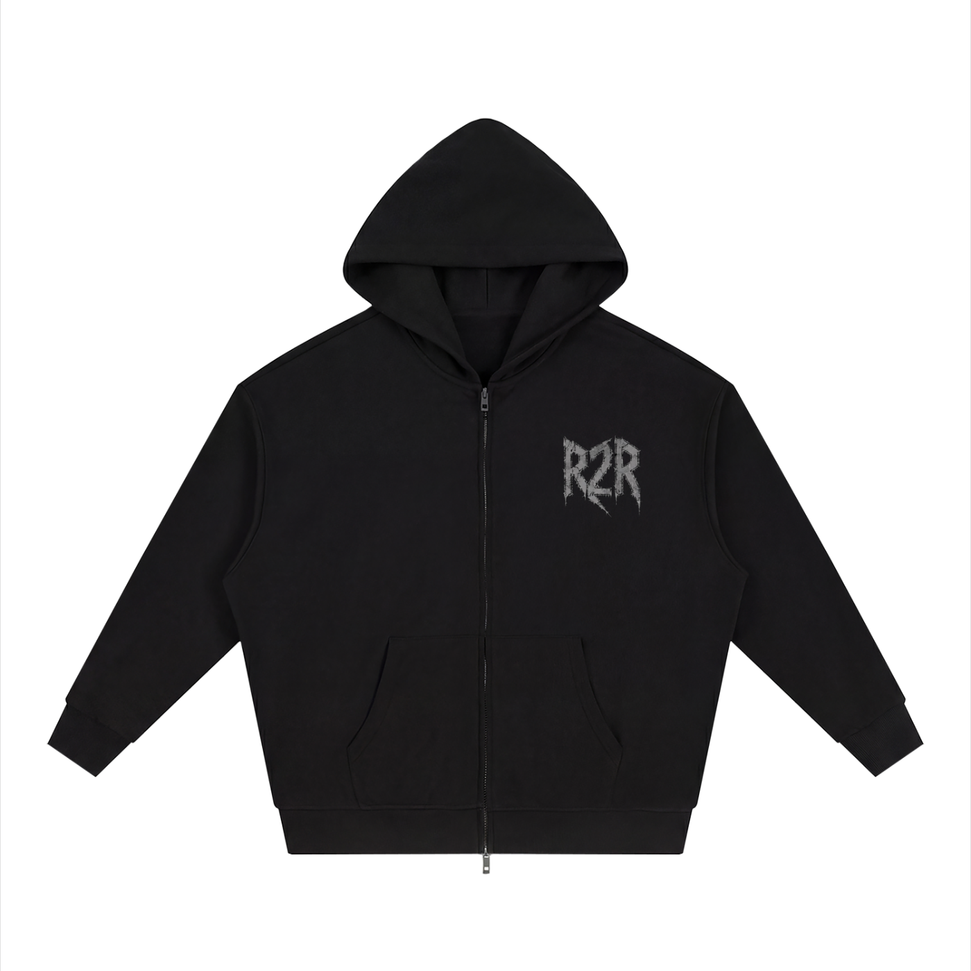 R2R chains zip up hoodie